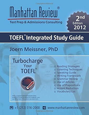 Buy Manhattan Review TOEFL Integrated Study Guide [2nd Edition ...