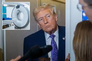 Trump says he underwent CT scan, not MRI, during October examination