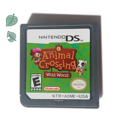 Animal Crossing Game Card Wild World for Nintendo DS/DSi / 3DS XL - Buy ...