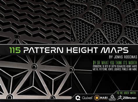 A Crystal Pattern Height Map 的图像结果