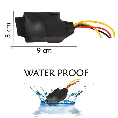 AutoHoxx Open Type Universal Bike Hazard LED Flasher, 18 Different Pat ...