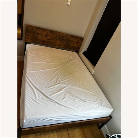 Full Size Bed Frame with Headboard - AptDeco