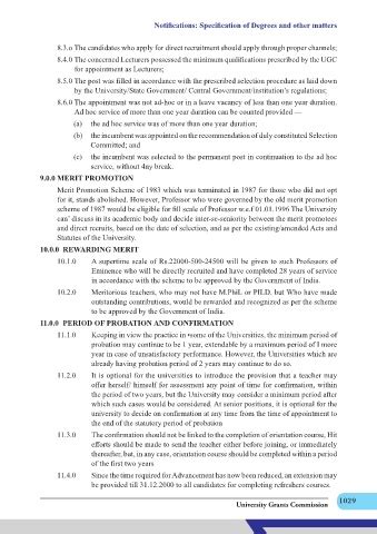 Page 1030 - Compendium of UGC Regulations 1957-2023