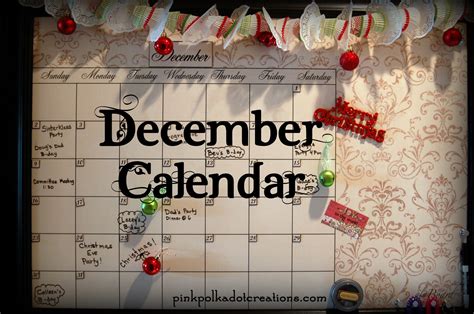December Calendar Decorations