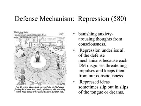 Image result for Repression Defense Mechanism Example