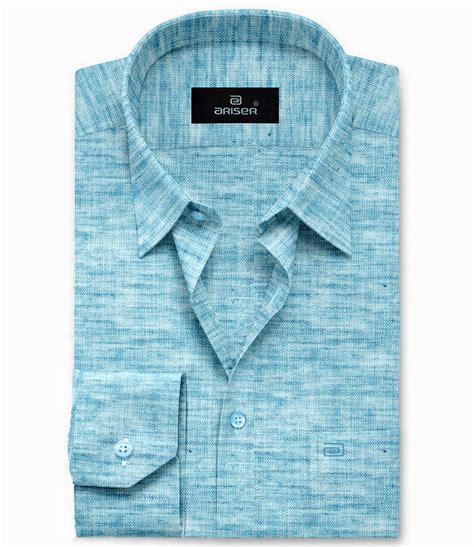 ARISER LINEN FEEL Cotton Rich Blend Full Sleeve Shirt for Mens - LF200
