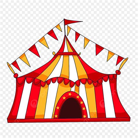 Circus Tent Hd Transparent, Striped Circus Tent Clip Art, Circus Tent ...