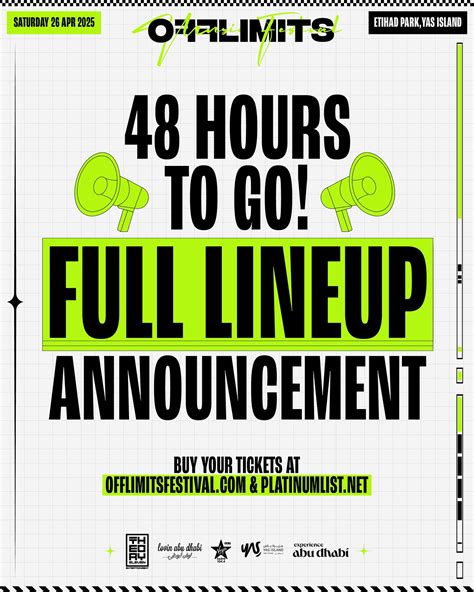 OFFLIMITS Music Festival | ⏳ 48 HOURS TO GO! ⏳ The FULL OFFLIMITS ...
