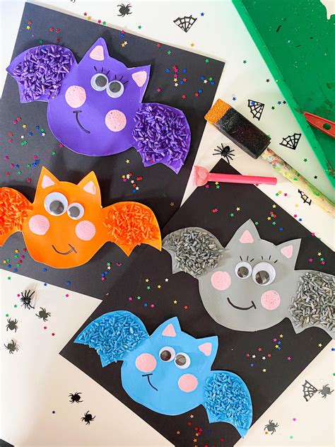10 SIMPLE Bat Crafts for Kids - ABCDee Learning