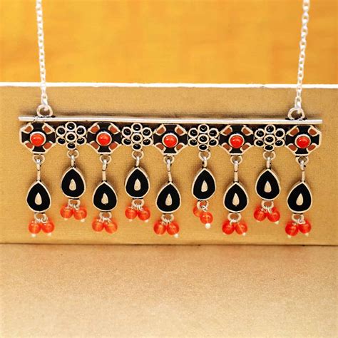 Kesar Lattice Design Necklace – VOYLLA