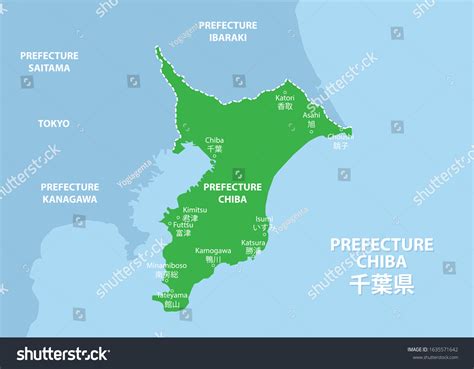 Map Of Japan Chiba