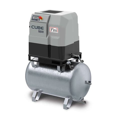 Compact, direct drive transmission screw compressor, complete with ...