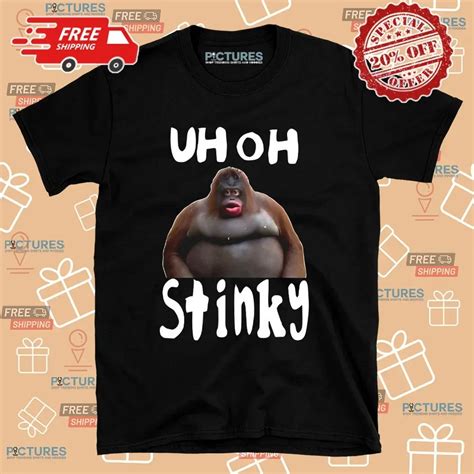 Monkey Uh Oh Stinky Meme T Shirt • Picturestees Clothing LLC