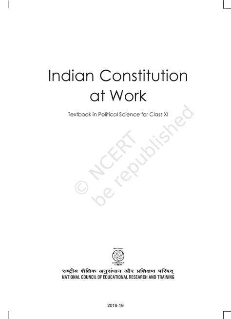 Good Notes - Fem - Indian Constitution at Work Textbook in Political ...