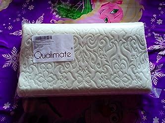 Qualimate Memory Foam Cervical Pillow for Neck Pain, Orthopedic Contour ...