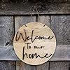 Shraddha Saburi Artwork Round Sign,Wood Sign,Tin Sign,Welcome to Our ...