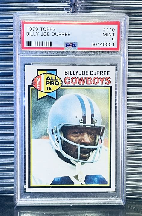 Billy Joe Dupree 1979 Topps Football Card #110 PSA 9 MINT Centered ...