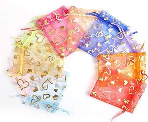 beingelegant Organza Bag 8 X 10 Potli Mix - Price in India | Flipkart.com