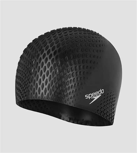 Buy Speedo Bubble Active Swim Caps Black Online | Speedo India
