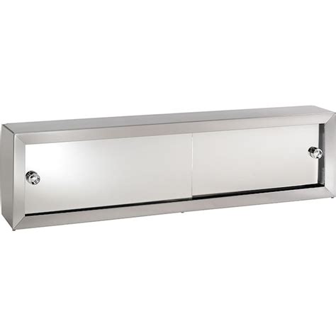 Jensen Cosmetic Boxes 36.25-in x 8.75-in Surface Mount Stainless Steel ...