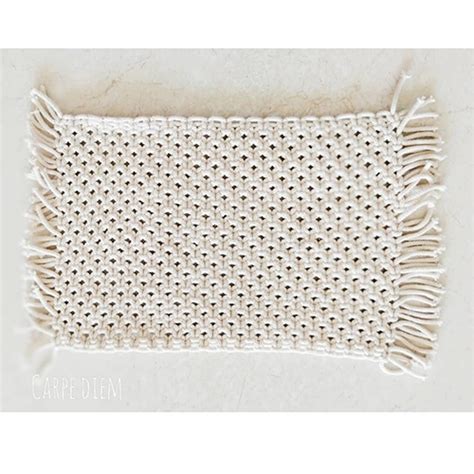 Macrame Table Mat DIY 的图像结果