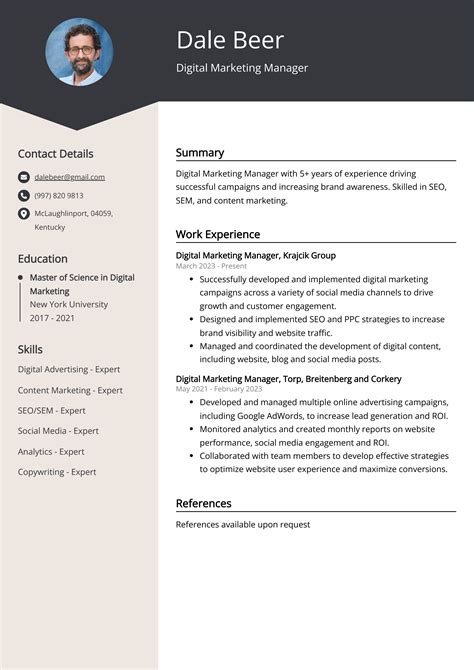 Digital Skills Resume at David Masterson blog