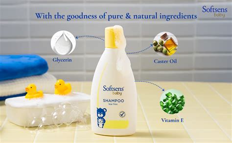 Buy Softsens Baby Tear Free Shampoo | Mild, Hypoallergenic, Paraben ...