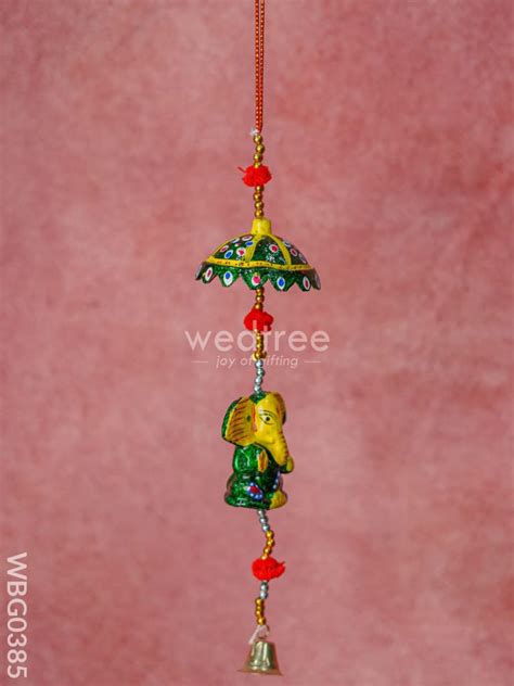 Ganesha Thoran with Bells - WBG0385 – Wedtree