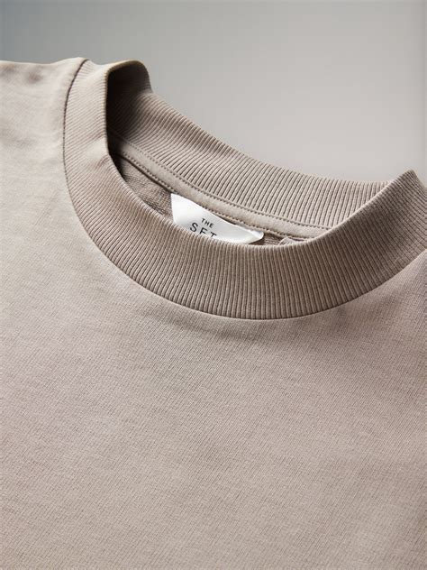 Buy The Set Black/White/Nude 3 Pack Premium Heavyweight T-Shirt from the Next UK online shop