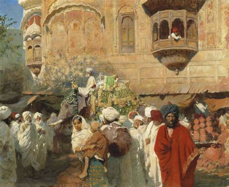 A Street In Jodhpur, India - Posters by Edwin Lord Weeks | Buy Posters ...