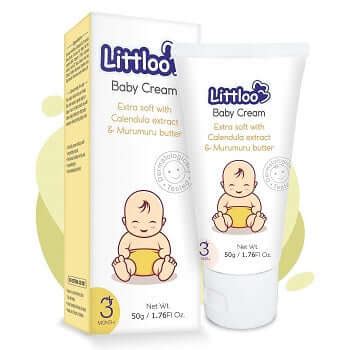 Littloo Best Baby Face Cream in India with Murumuru Butter