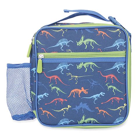 Pep Rally RLY60597 7.9 x 3.6 x 8.5 in. Lunch Bag with Dino Bones Design ...