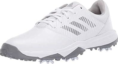 Buy adidas Men's JR CP Spiked Golf Shoe, FTWR White/Silver Metallic ...