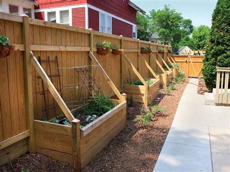 Build Raised Bed Against Fence at Hunter Hunter blog