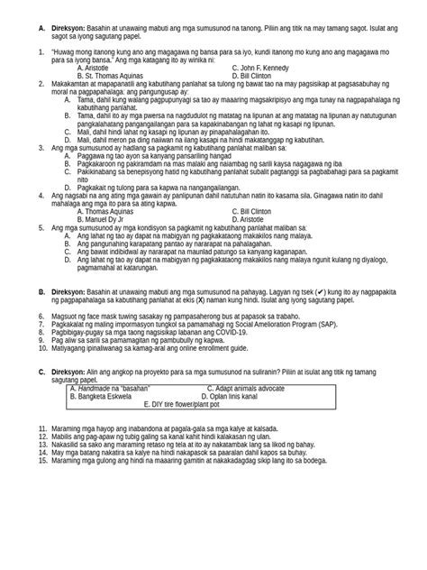 Image result for ESP 9 Quarter 4 Module