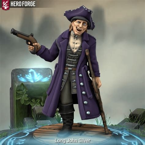 Treasure Island Long john Silver : r/HeroForgeMinis