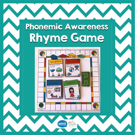 Phonemic Awareness Games - Rhyme - Speech Concepts