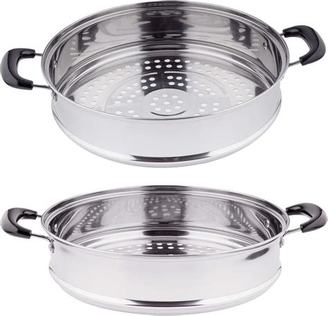 Lake tian 3 Tier Stainless Steel Steamer Pot with Stackable India | Ubuy