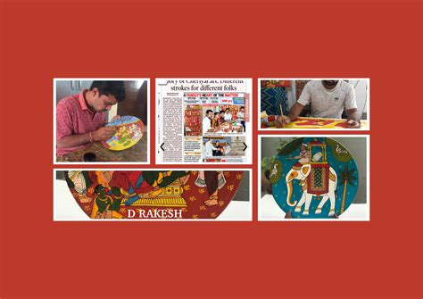 Dhanalakota Rakesh | Cheriyal Scroll Painting – The India Craft Project ...