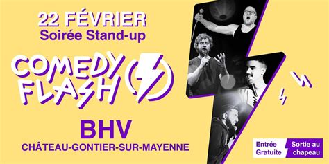 22/02 - Soirée Stand-up au BHV, Bhv Chateau Gontier, Château-Gontier ...