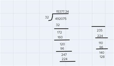 492075 ÷ 32 plz answer - Brainly.in