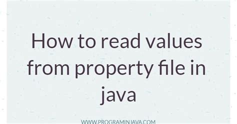 Image result for Property File in Java