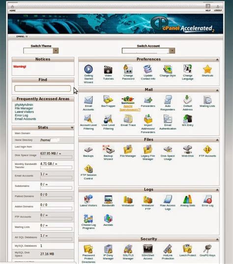 Image result for cPanel Control