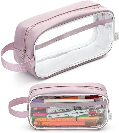 Mr. Pen Clear Pencil Pouch, Pink - Walmart.com