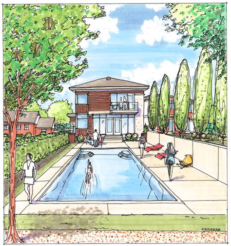 Landscape Perspective Drawing at GetDrawings | Free download