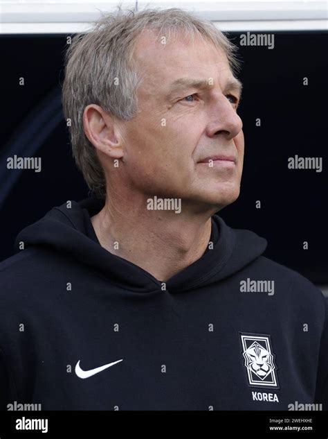 AL WAKRAH, QATAR - JANUARY 25: Jurgen Klinsmann head coach of South ...