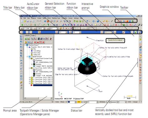 Image result for Mastercam User Interface Image