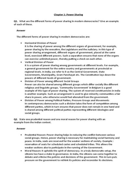 Power-Sharing Chapter One Shot Explain 的图像结果