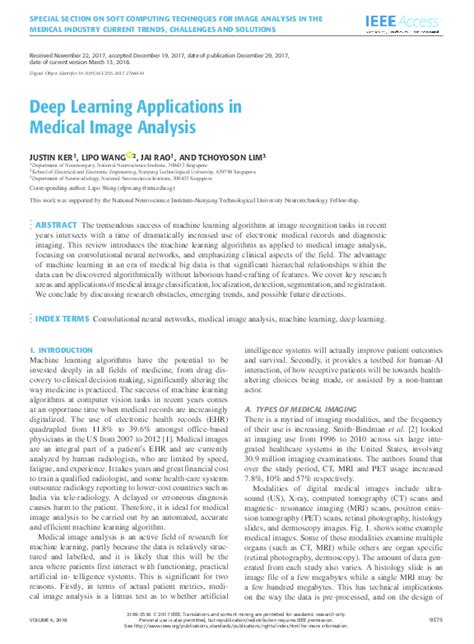 Image result for Deep Learning Algorithms in Medical Image Analysis