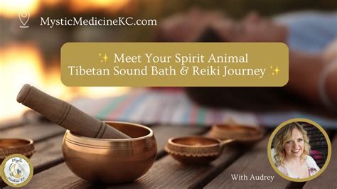 Meet Your Spirit Animal | Tibetan Sound Bath & Reiki Journey, Mystic ...